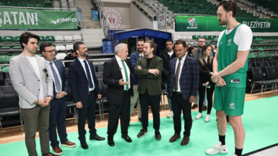 CHP’nin Nilüfer adayı Şadi Özdemir, Bursaspor antrenmanında