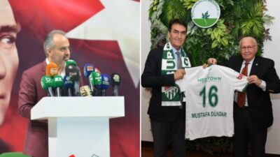 Bursaspor’dan Aktaş ve Dündar’a teşekkür mesajı