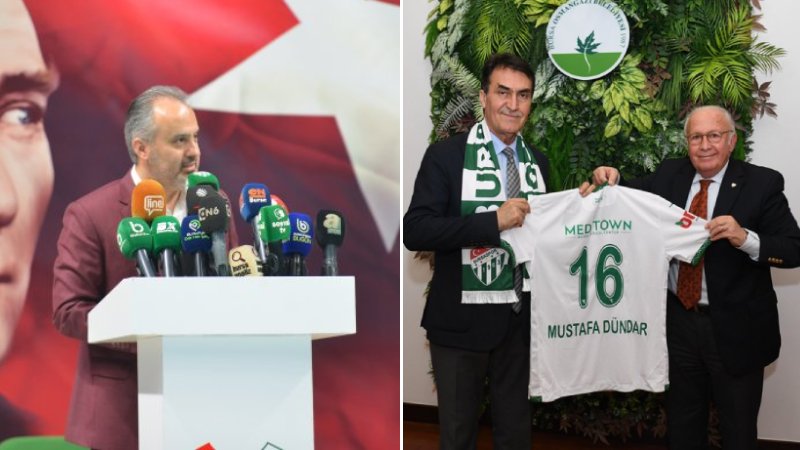 Bursaspor’dan Aktaş ve Dündar’a teşekkür mesajı