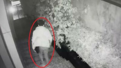 Bursa’da televizyon hırsızı kamerada