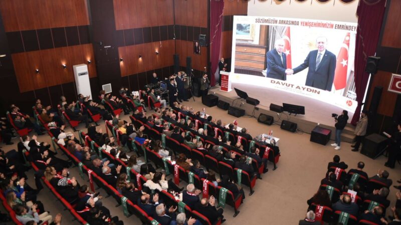 Davut Aydın’dan gövde gösterisi Cumhur İttifakı Yenişehir Belediye Başkan adayı Davut Aydın, yeni döneme