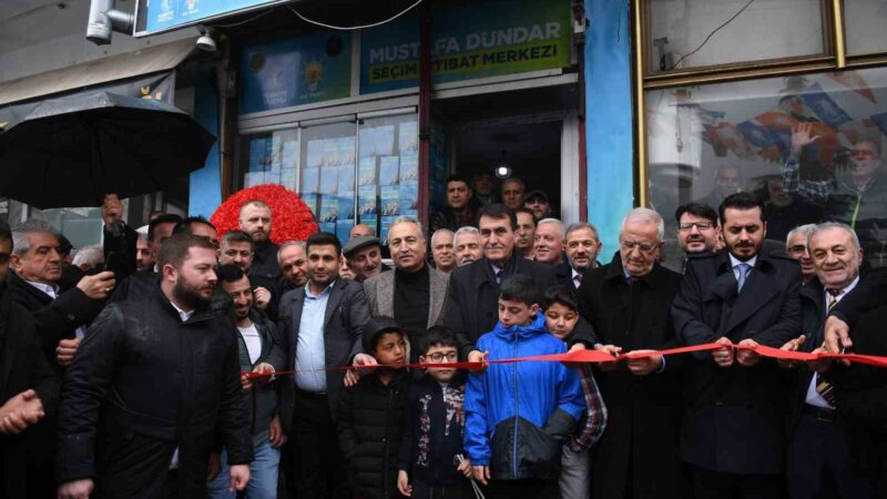 Dündar’dan 3. seçim irtibat merkezi Osmangazi Belediye Başkanı ve Cumhur İttifakı Osmangazi Belediye Başkan Adayı