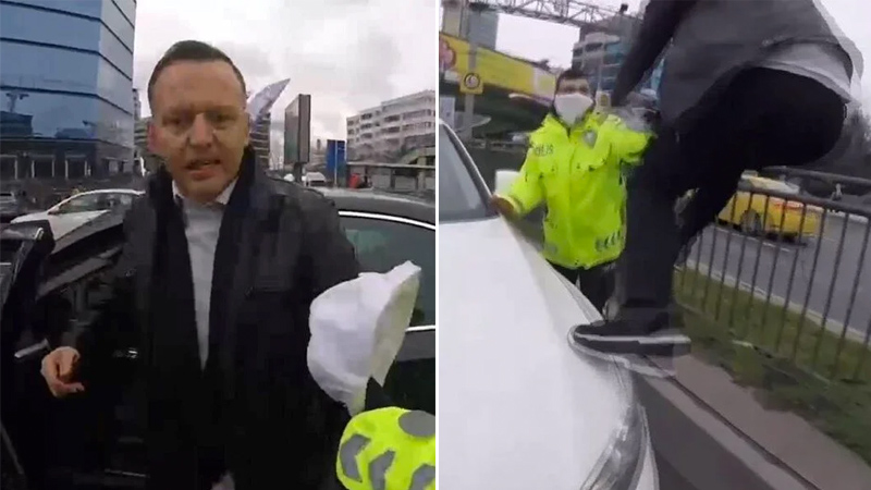 ‘Emniyet mensubuyum’ diyerek saldırdı! Gözaltına alındı