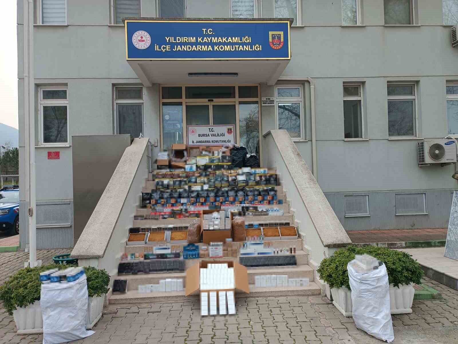 Bursa’da kaçakçılık operasyonu: 2 şüpheli yakalandı