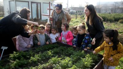 Nilüfer’de Kent Bostanları’nda uygulamalı tarım eğitimi