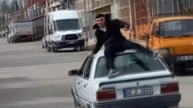 Tavanda yolculuk hastanede bitti