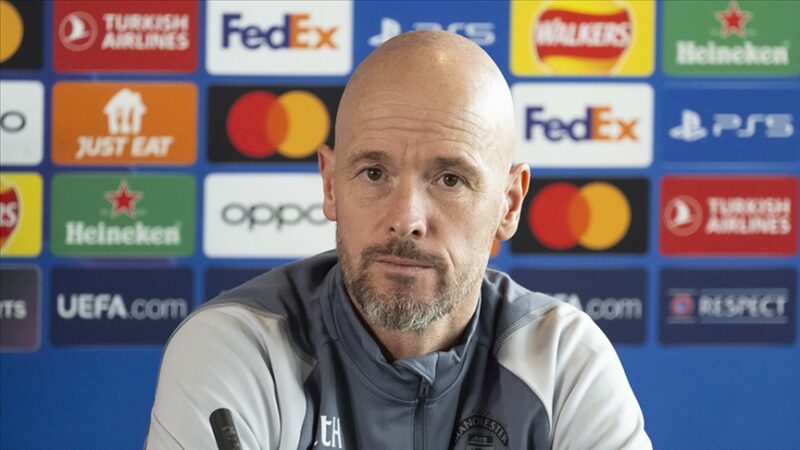 İngiltere Premier Lig ekibi Manchester United'da teknik direktör Erik ten