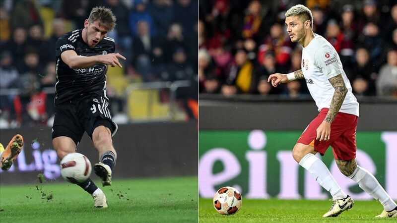 Spor Toto Süper Lig'in 28. haftasında Beşiktaş ile Galatasaray arasında