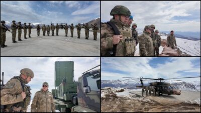 Kara Kuvvetleri Komutanı sınır hattında