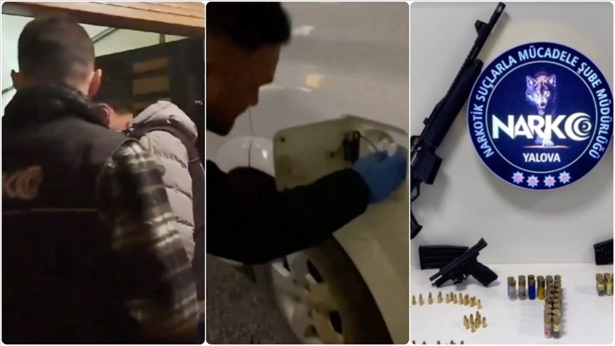 Zehir tacirlerine ‘Mahzen-6’ operasyonu: Çok sayıda gözaltı