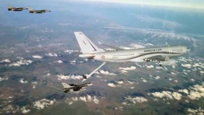TSK’ya ait F-16’lara havada yakıt ikmali