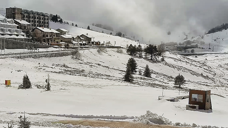 Bursa’da yağmur, Uludağ’da kar