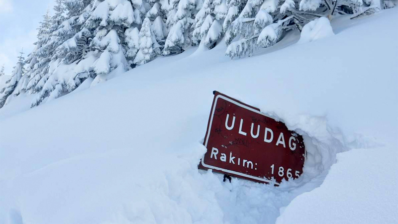 Uludağ’da kar kalınlığı ne kadar?