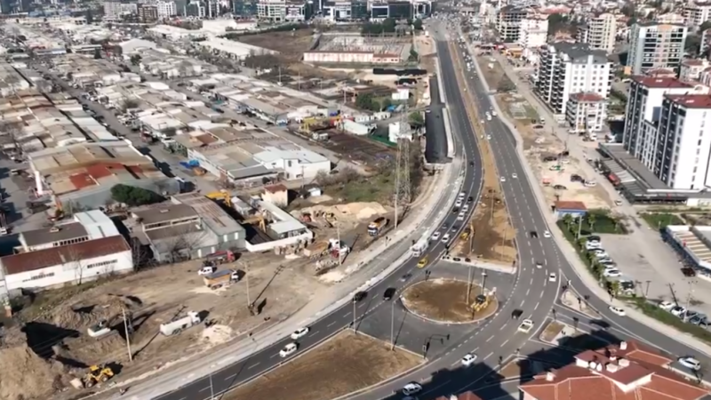 Bursa Büyükşehir Belediyesi ve Ulaştırma ve Altyapı Bakanlığı işbirliğinde yapımları