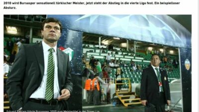 Almanlardan Bursaspor için flaş ifadeler; ‘Benzeri görülmemiş bir facia’