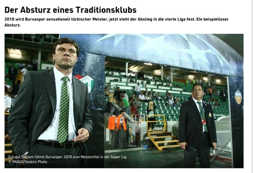 Almanlardan Bursaspor için flaş ifadeler; ‘Benzeri görülmemiş bir facia’