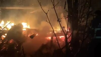 Bursa’da korkutan yangın