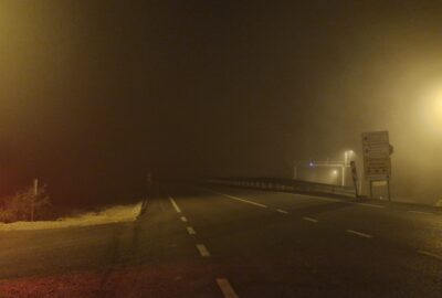 Bursa’nın bu ilçesinde sis etkili oluyor