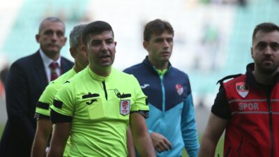 Bursaspor maçına tepki çeken hakem ataması!