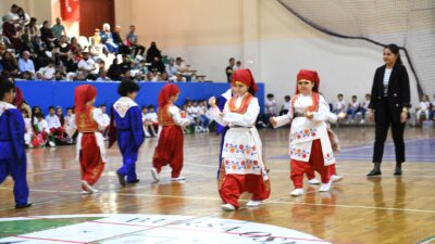 23 Nisan Çocuk Şenliği, minik öğrencilerin gösterileriyle son buldu
