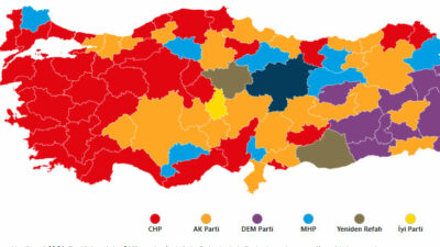 İşte belediye başkanlığında el değiştiren iller…