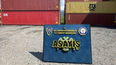 Hatay’da konteynerleri çalan 3 kişi tutuklandı