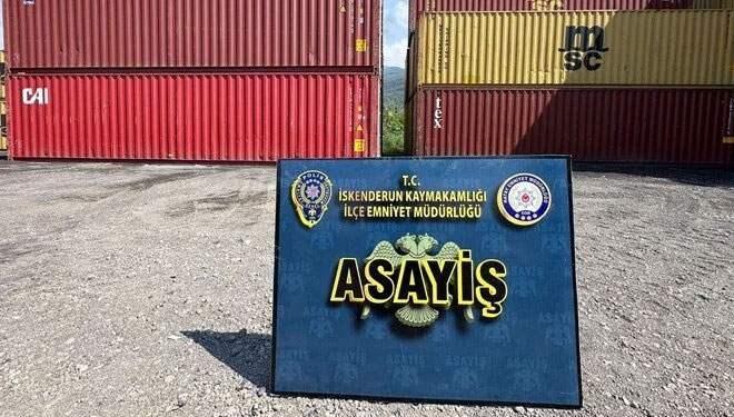 Hatay’da konteynerleri çalan 3 kişi tutuklandı