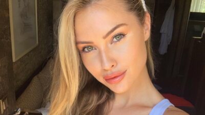 Beyaz bikinisiyle verdiği pozlar yaktı geçti!