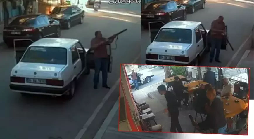 3 yıl önce kavga ettiği adamın kahvehanesine tüfekle ateş açtı
