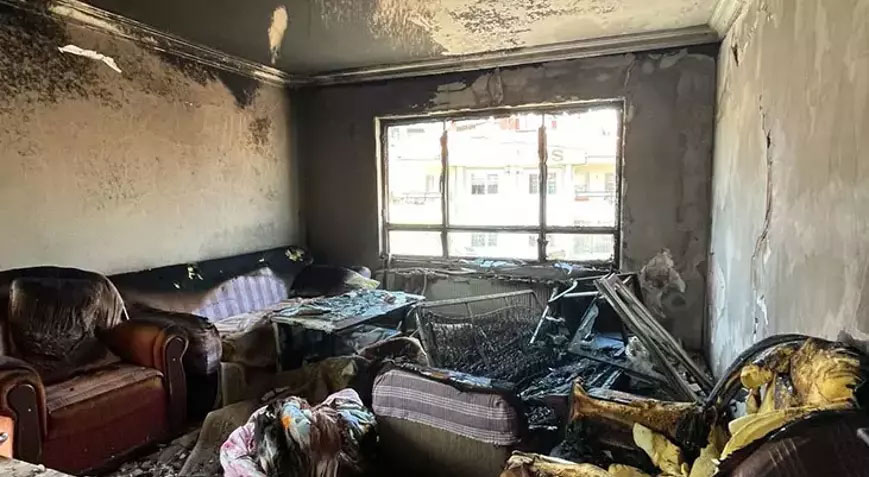 Tahliye davasını kaybetti, evi yaktı!