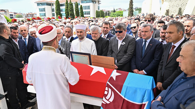 Mehmet Ali Yılmaz son yolculuğuna uğurlandı Hayatını kaybeden eski Spordan Sorumlu Devlet Bakanı ve Trabzonspor Kulübü