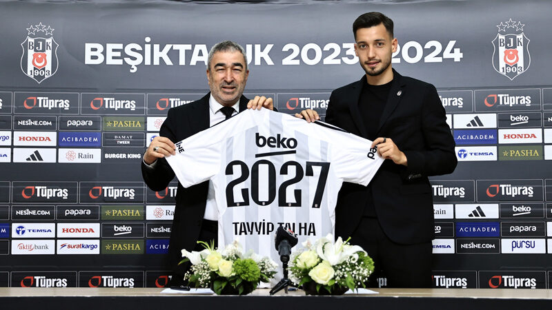 Beşiktaş’ta Tayyip Talha’nın sözleşmesi uzatıldı