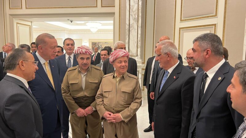 Bursa’nın vekiline Cumhurbaşkanı Erdoğan ve Barzani’den Erbil’de özel ilgi