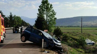 Radar uygulaması yapan polise otomobil çarptı: 1 şehit, 4 yaralı