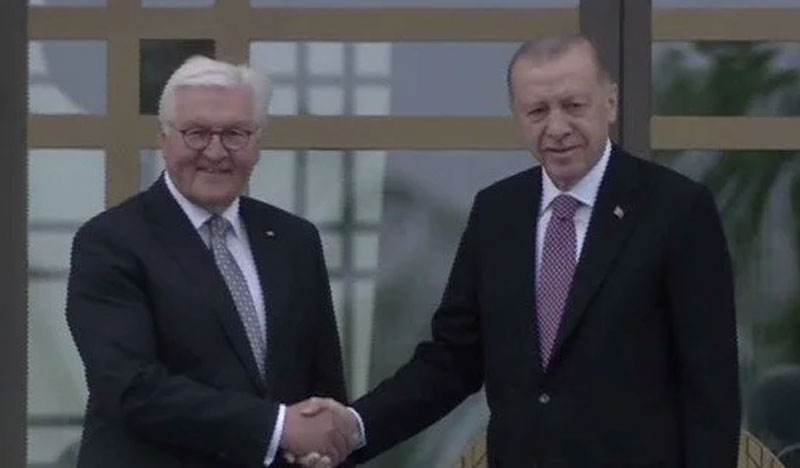 Almanya Cumhurbaşkanı Steinmeier Beştepe’de