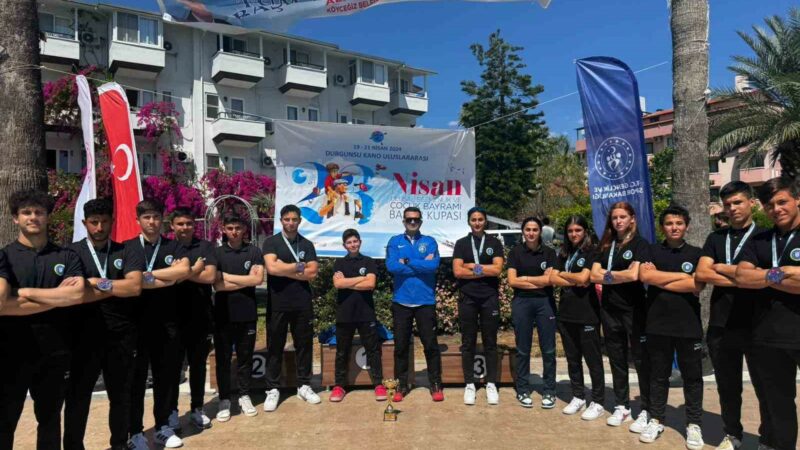 Muğla’da gerçekleştirilen Durgunsu Kano Uluslararası 23 Nisan Ulusal Egemenlik ve