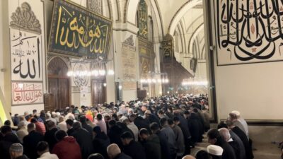 Bursa Ulu Cami’de fetih duası yapıldı