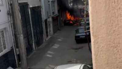 Bursa’da korku dolu anlar! Alevlere teslim oldu