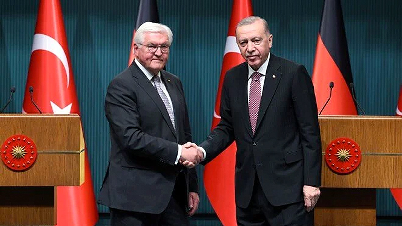 Cumhurbaşkanı Erdoğan ve Steinmeier’den ortak basın toplantısı