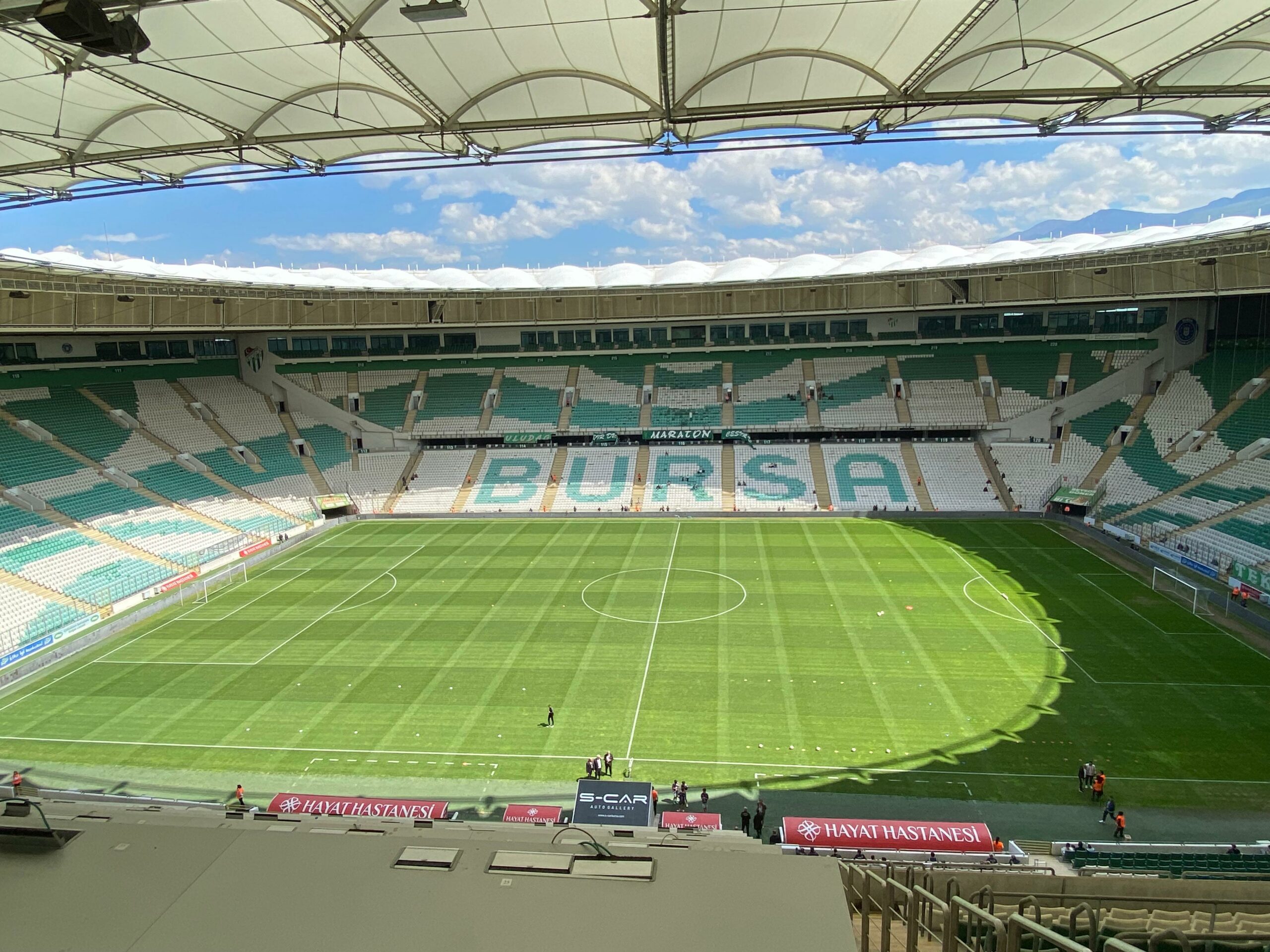 Bursa Yüzüncü Yıl Atatürk Stadyumu’ndaki değişimi fark ettiniz mi?
