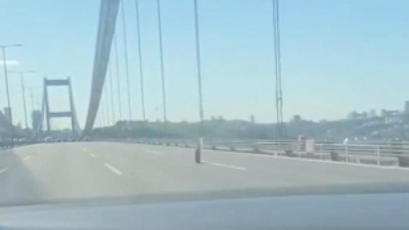 Trafikte iki ilginç görüntü