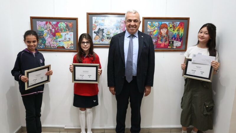 Geleceklerine dair hayallerini resimle anlattılar Nilüfer Belediyesi ve Nilüfer İlçe Milli Eğitim Müdürlüğü iş birliğiyle
