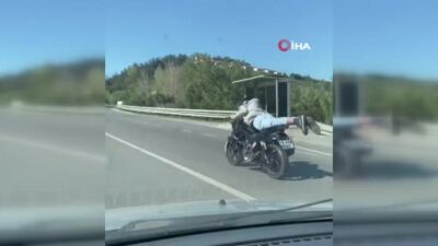 Bursa’da tehlikeli yolculuk! O anlar kamerada