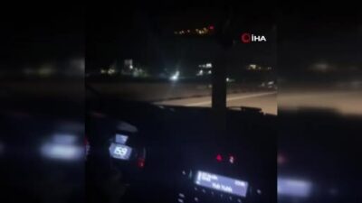 Bursa’dan akıl almaz görüntüler… Ters şeritte ilerleyen taksi…