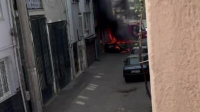 Bursa’da korku dolu anlar! Alevlere teslim oldu