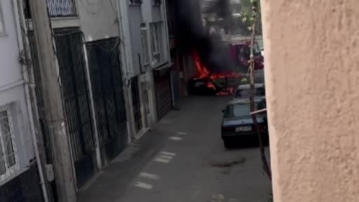 Bursa’da korku dolu anlar! Alevlere teslim oldu