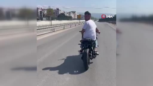 Görüntüler Bursa’dan… Canını hiçe saydı