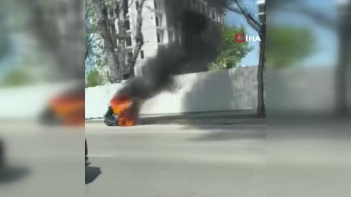 Bursa’da korku dolu anlar… Alev alev yandı