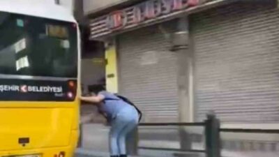 Bursa’da patenli gencin yürekleri ağza getiren yolcuğu kamerada…