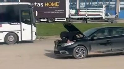 Bursa’da ilginç olay! O anlar kamerada